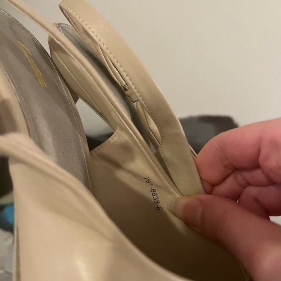 Cute Beige Heels - Picture 3 of 6